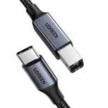 Kabel Usb-C Do Usb-B 2.0 (Do Drukarki) Ugreen Us370, 2M (Czarny)