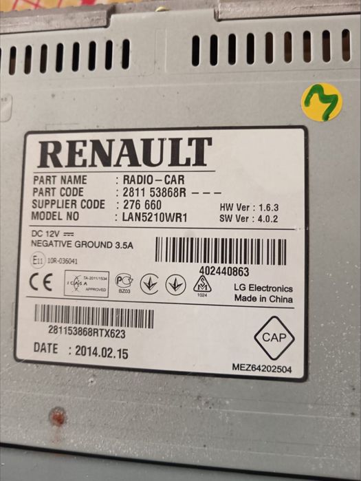 Auto radio Renault Clio