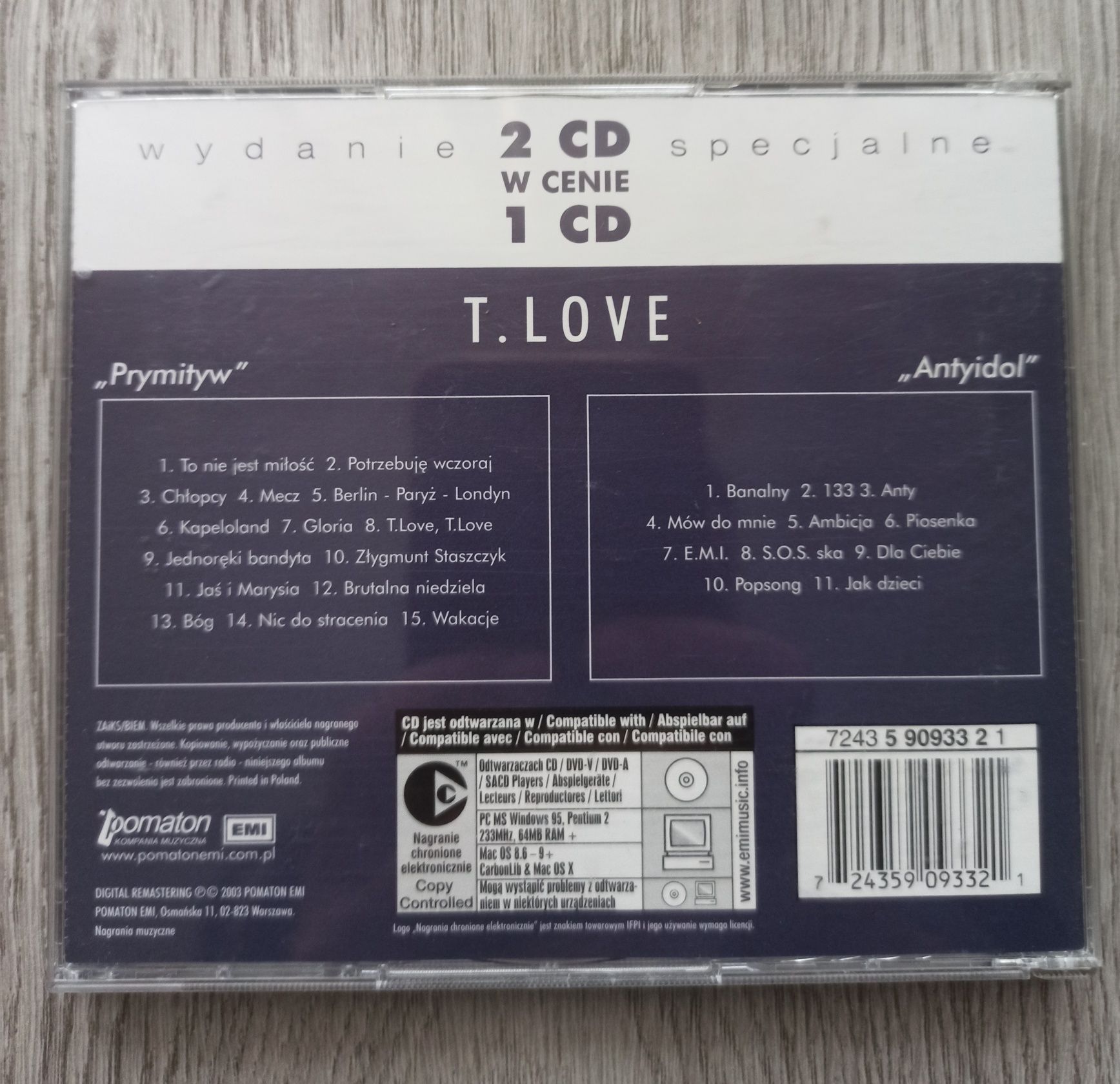 T.love 2Cd Prymityw Antyidol