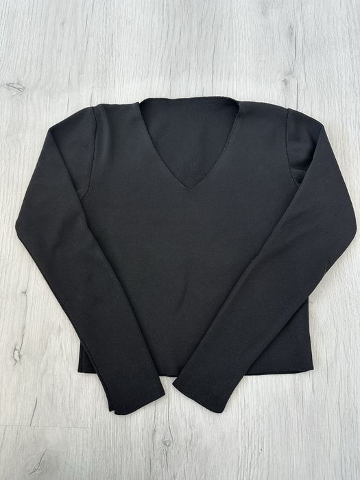 лонгслів чорний новий