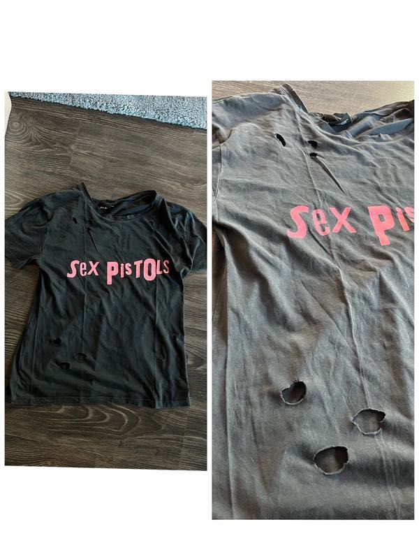 Sex Pistols koszulka t-shirt z dziurami