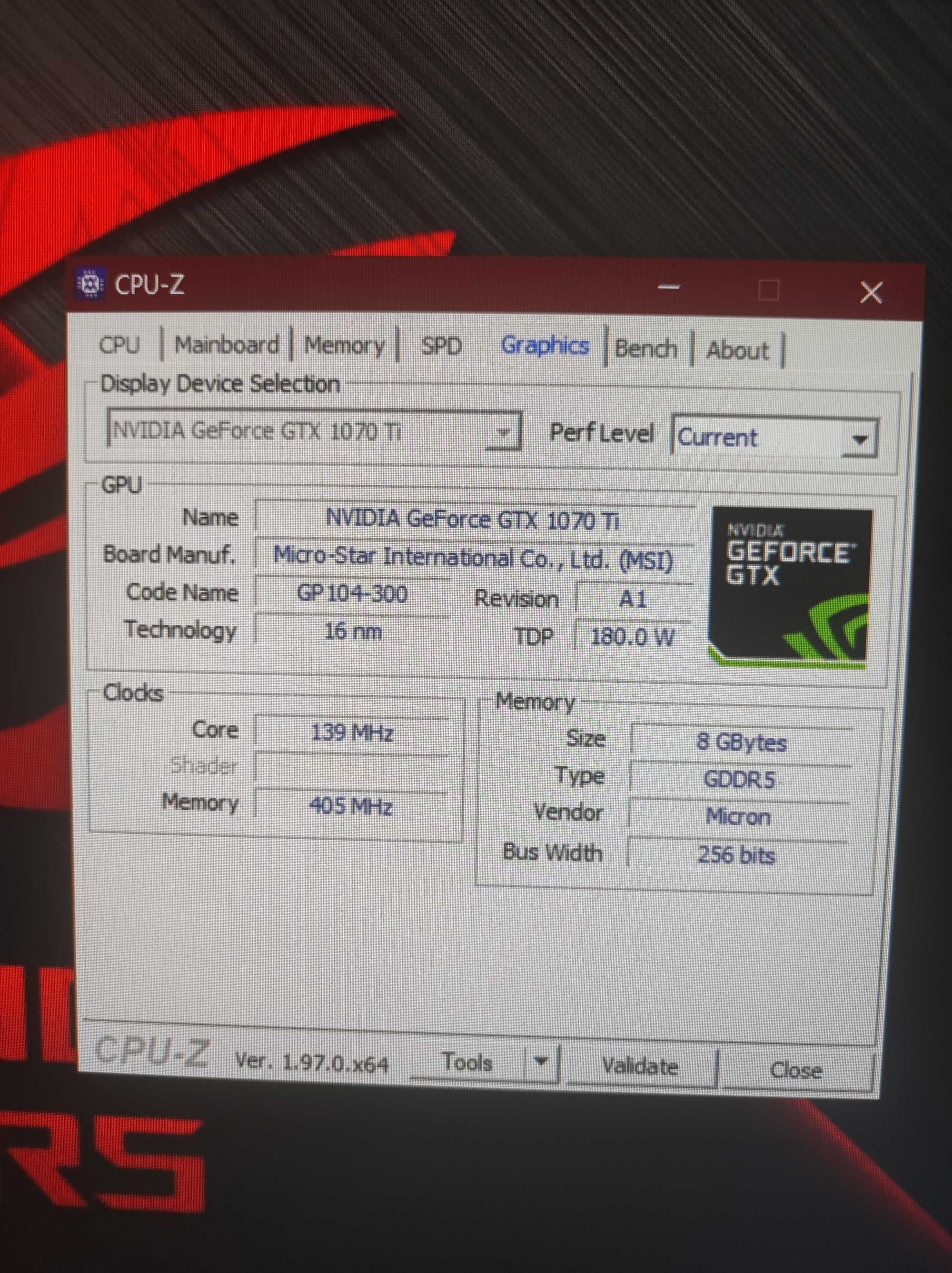 Відеокарта MSI GeForce GTX 1070 Ti GAMING X 8G GDDR5