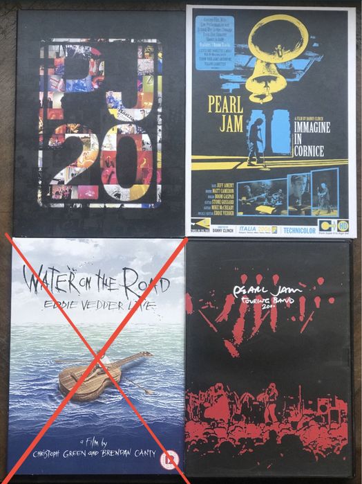 Pearl Jam DVD’s