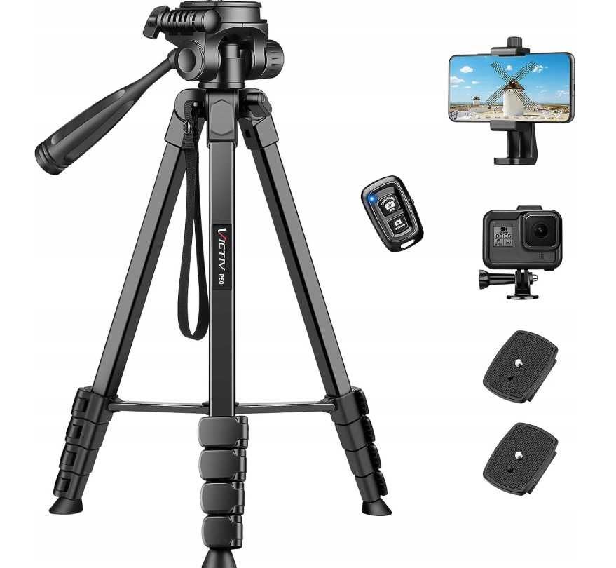 Statyw Tripod VICTIV P50 172 cm czarny
