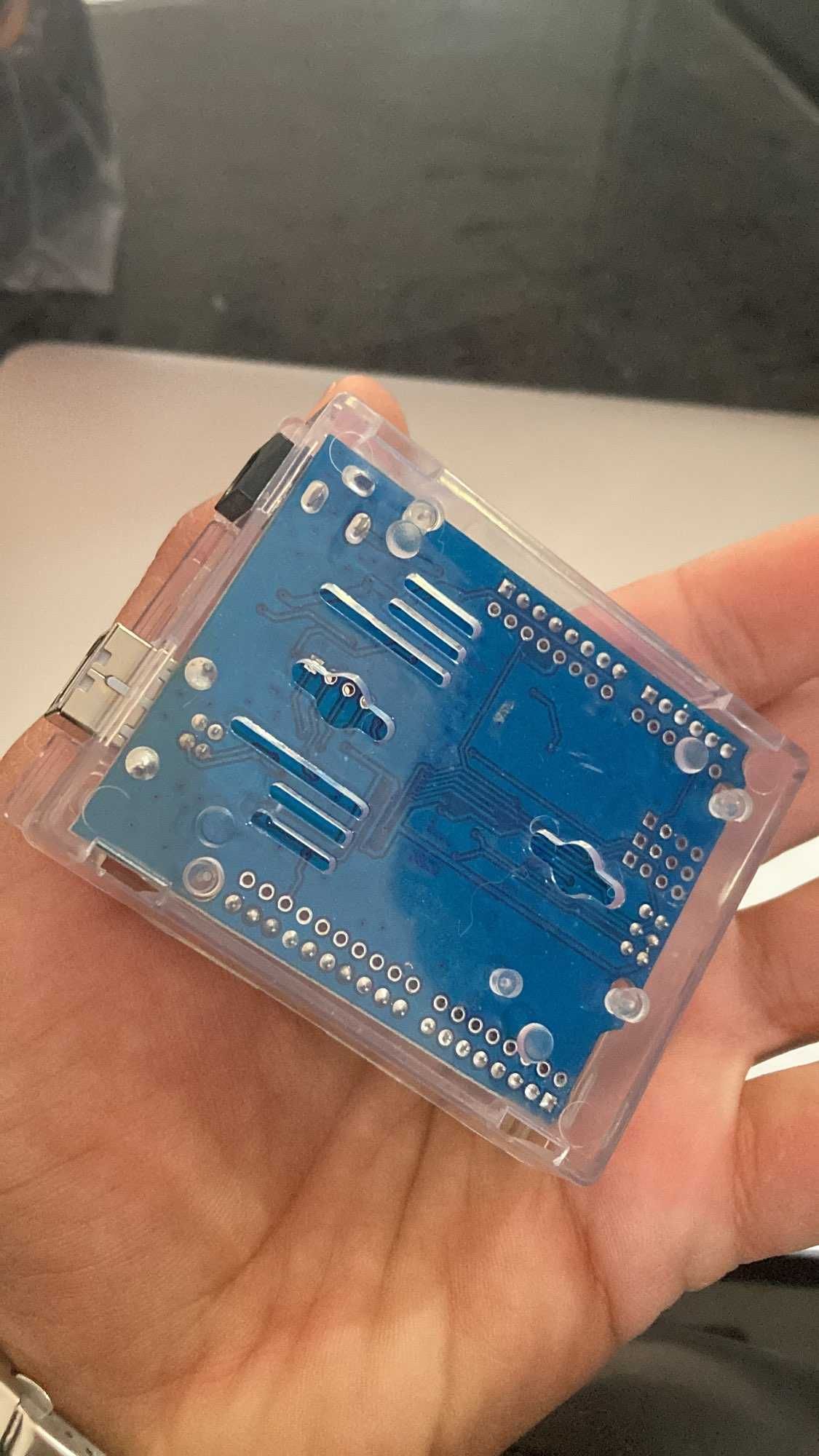 NOVO - Placa Arduino UNO R3 + OFERTA Caixa Transparente - SELADO