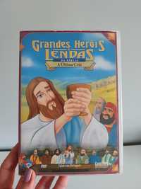 DVD, Grandes Heróis e Lendas da Bíblia, " A última ceia ", bom estado