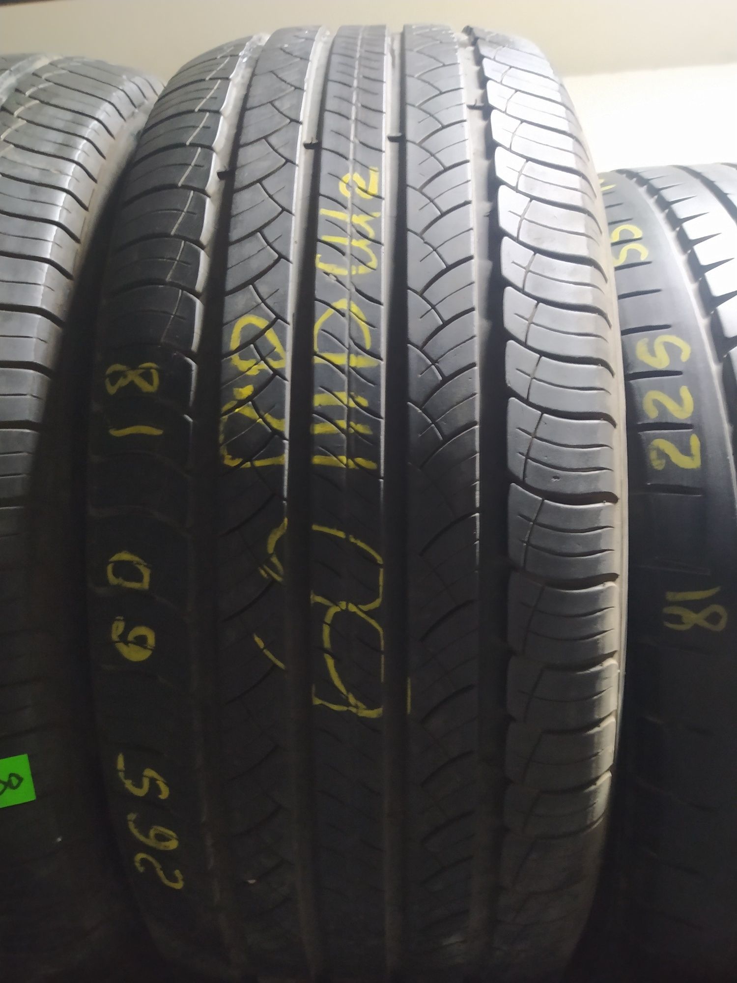 265/60 r 18 комплект, пара летних шин из Европы.