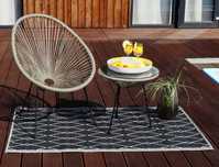 Dywan Tarasowy Na Balkon Kemping Taras BOHO Różne Rozmiary WODOODPORNY