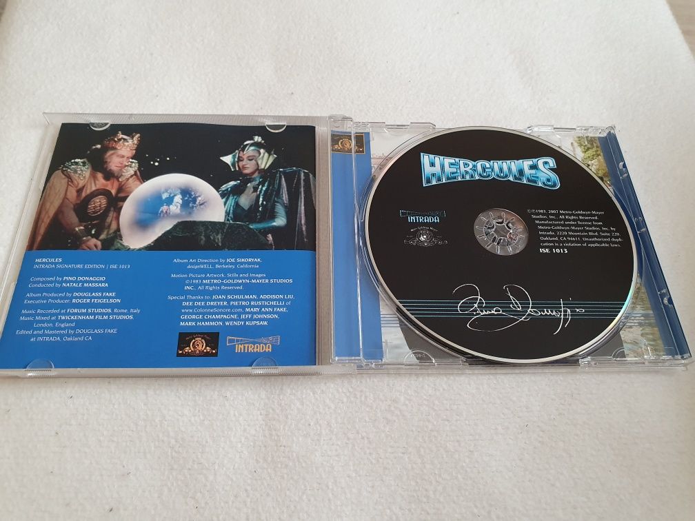 "Hercules" score CD, Pino Donaggio (Intrada)