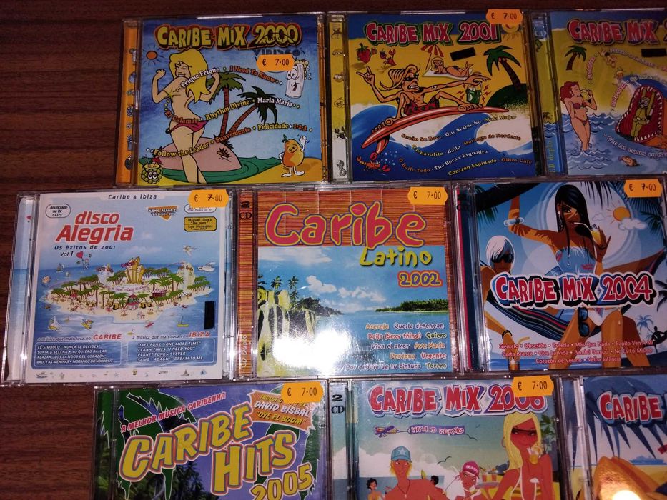 Música em Cd Colectâneas de Caribe  Cd´s Duplos.