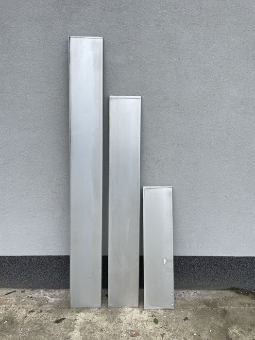 Parapety aluminiowe na metry 29 cm głębokości