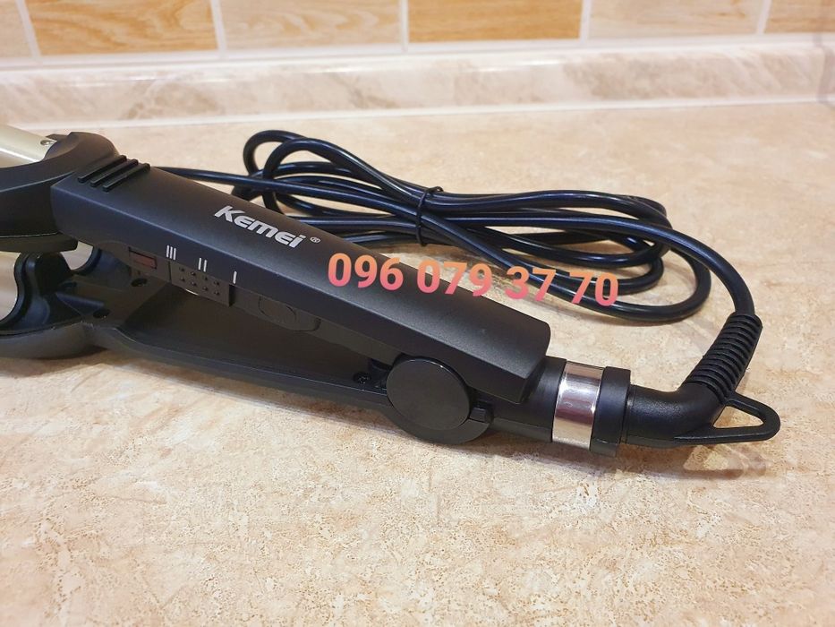 Тройная плойка волна Kemei KM-2022