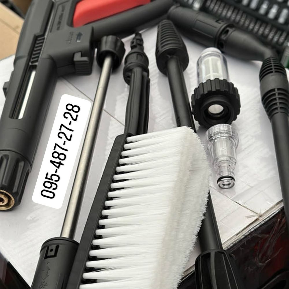 Мийка високого тиску на 2500 Вт, 130-195 бар INTERTOOL STORM WT-1509