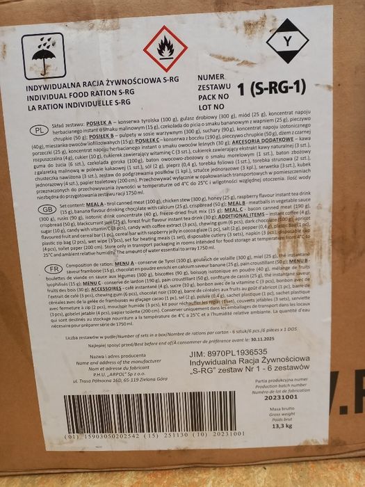 Racja SRG 1 pulpeciki