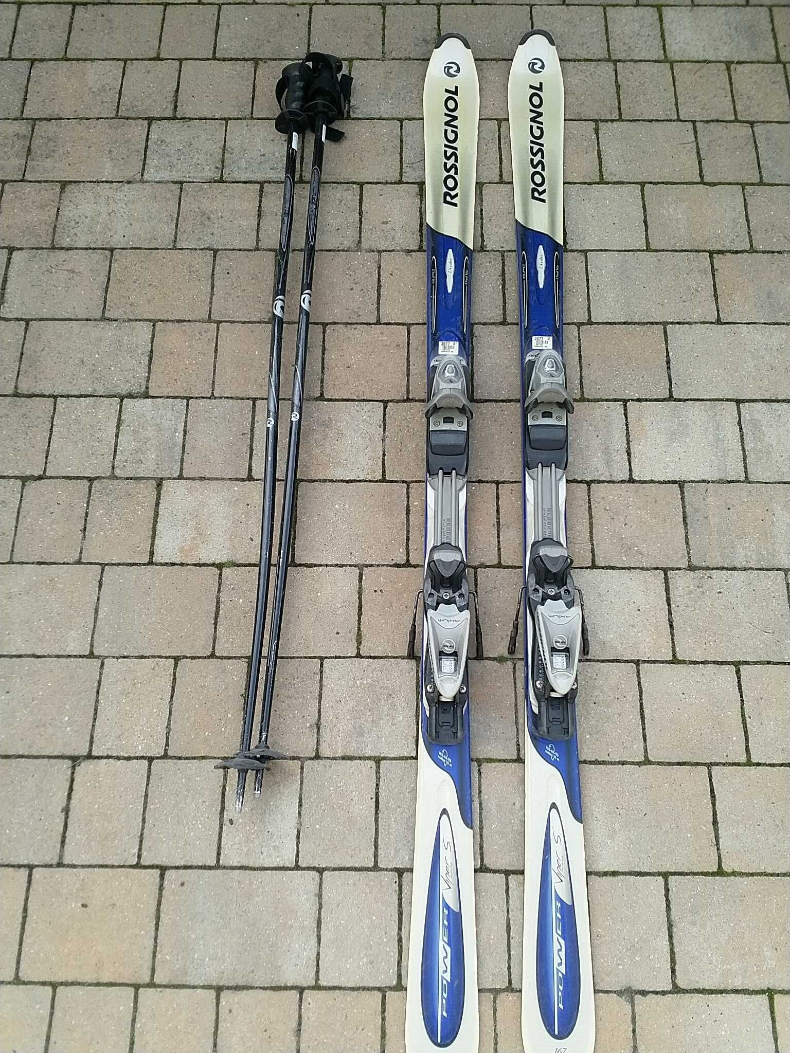 Narty Rossignol Power Viper S Dualtec 167 cm + kije 125cm