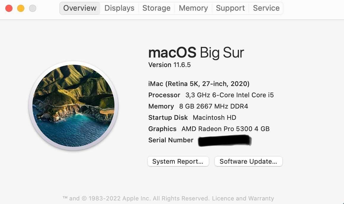 iMac 27' 5K 512gb SSD - 2020 perfeito estado