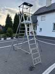 Drabina magazynowa podest roboczy 8-10 stopniowy SHERPASCOPIC TUBESCA