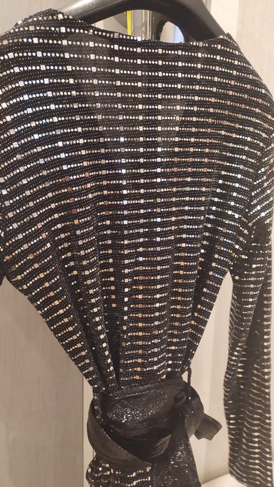 Вечернее платье на запах