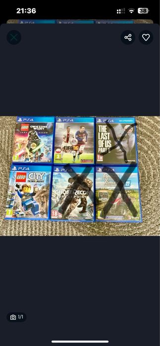 Sprzedam Gry na Konsolę Ps4