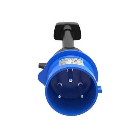 Conector cabo para Tesla, adaptador CEE azul, carregador EV, 3 pinos
