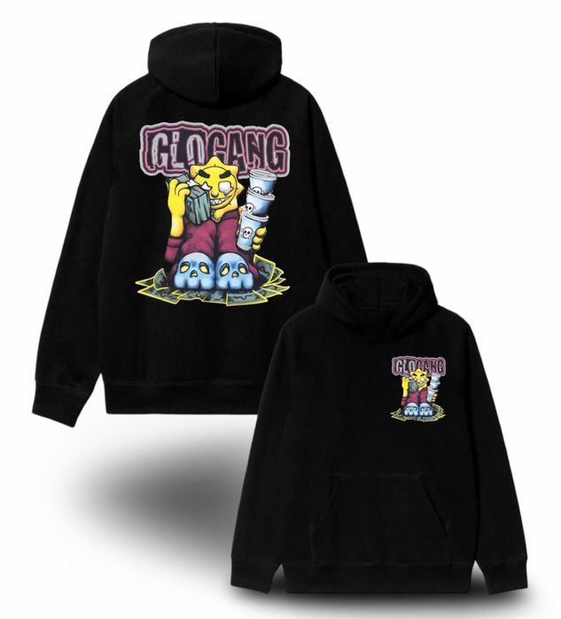 Худи Glo Gang Logo унисекс гло гэнг толстовка тишка Новинка сезона New
