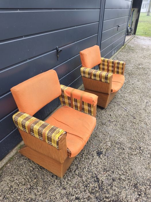 Fotel PRL loft vintage