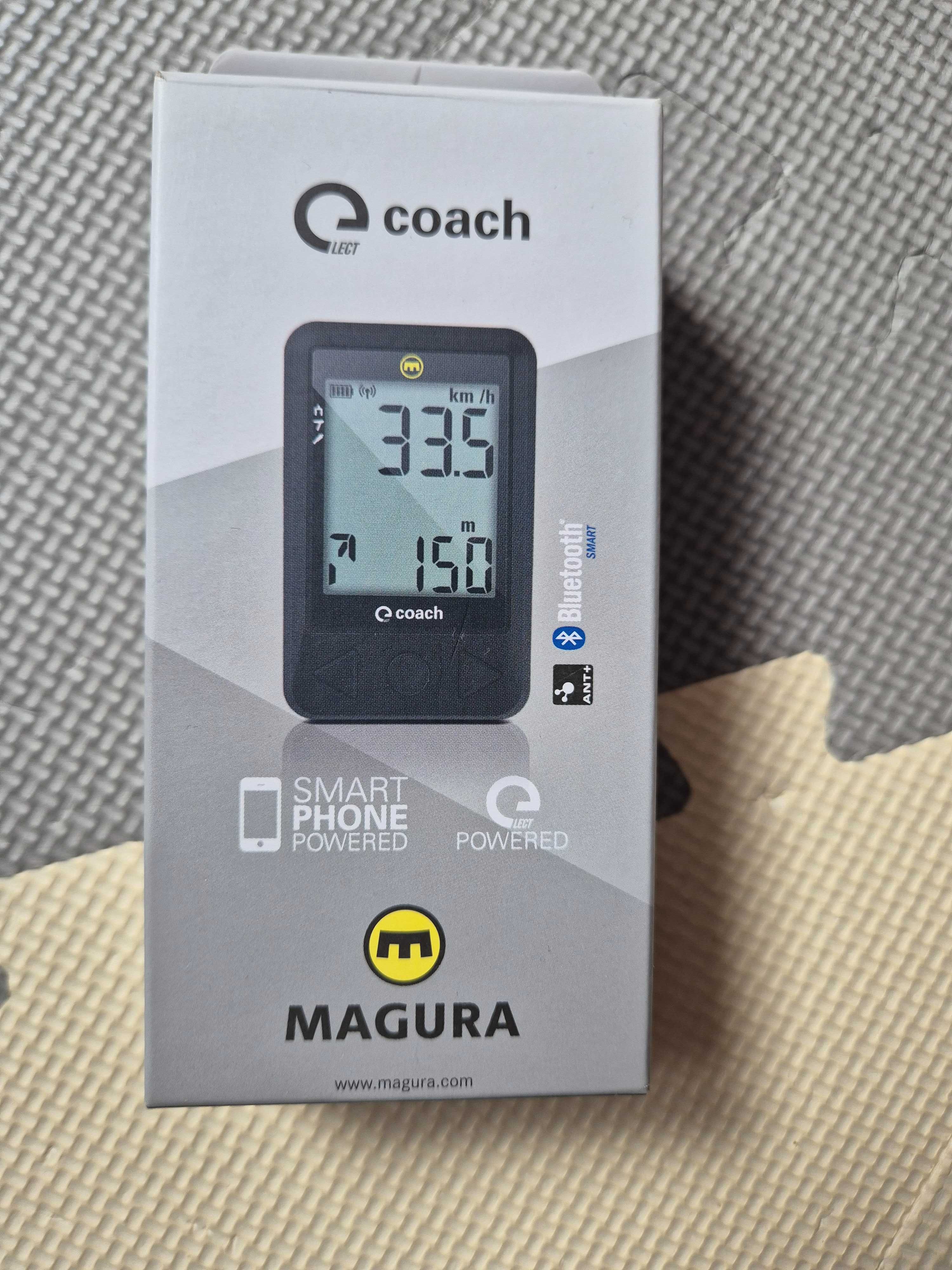 Licznik rowerowy Magura Elect Coach Bluetooth Smart Czarny