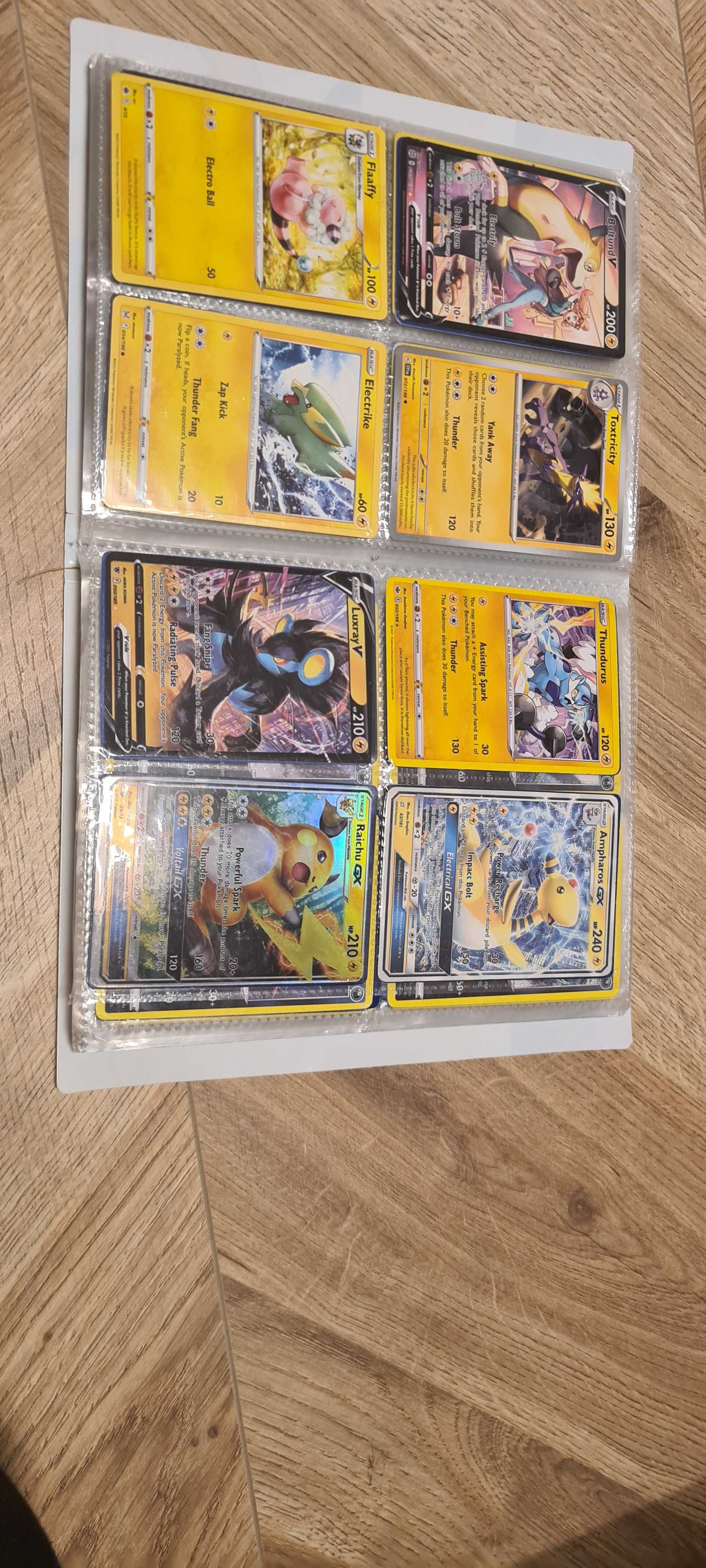 POKEMON album z kartami 210 sztuk