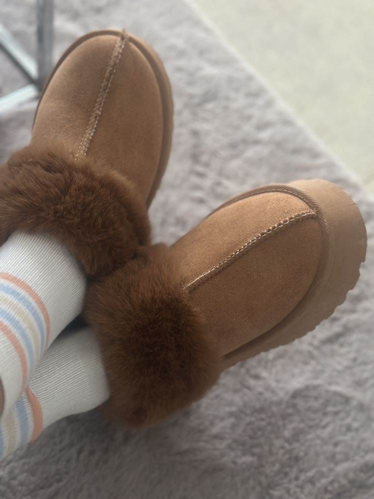 Śniegowce a la ugg czy emu  nowe r.37 na wyższej platformie