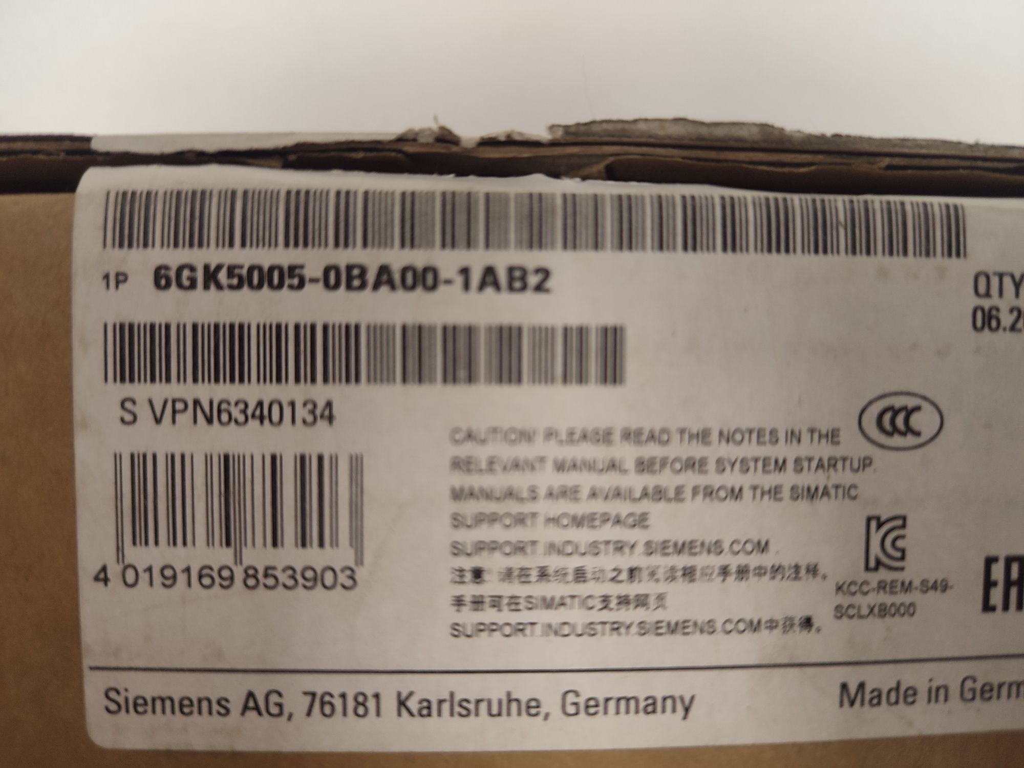 6GK5005-0BA00-1AB2 Siemens Scalance is