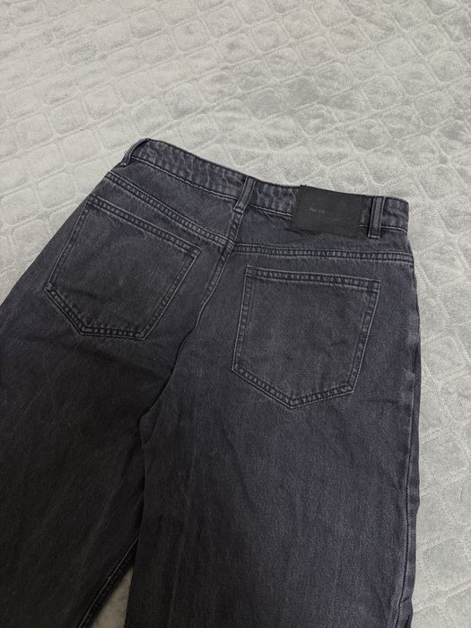 Джинси Pull&Bear широкі палаццо графіт/темно-сірі