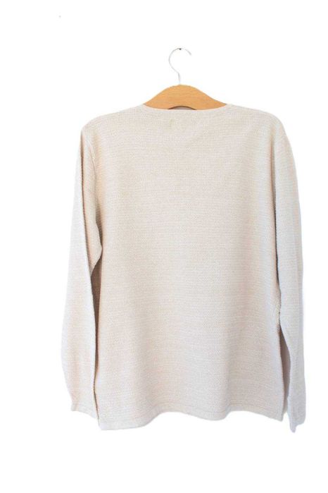 Sweter vintage bawełna Jack&Jones beżowy damski męski unisex