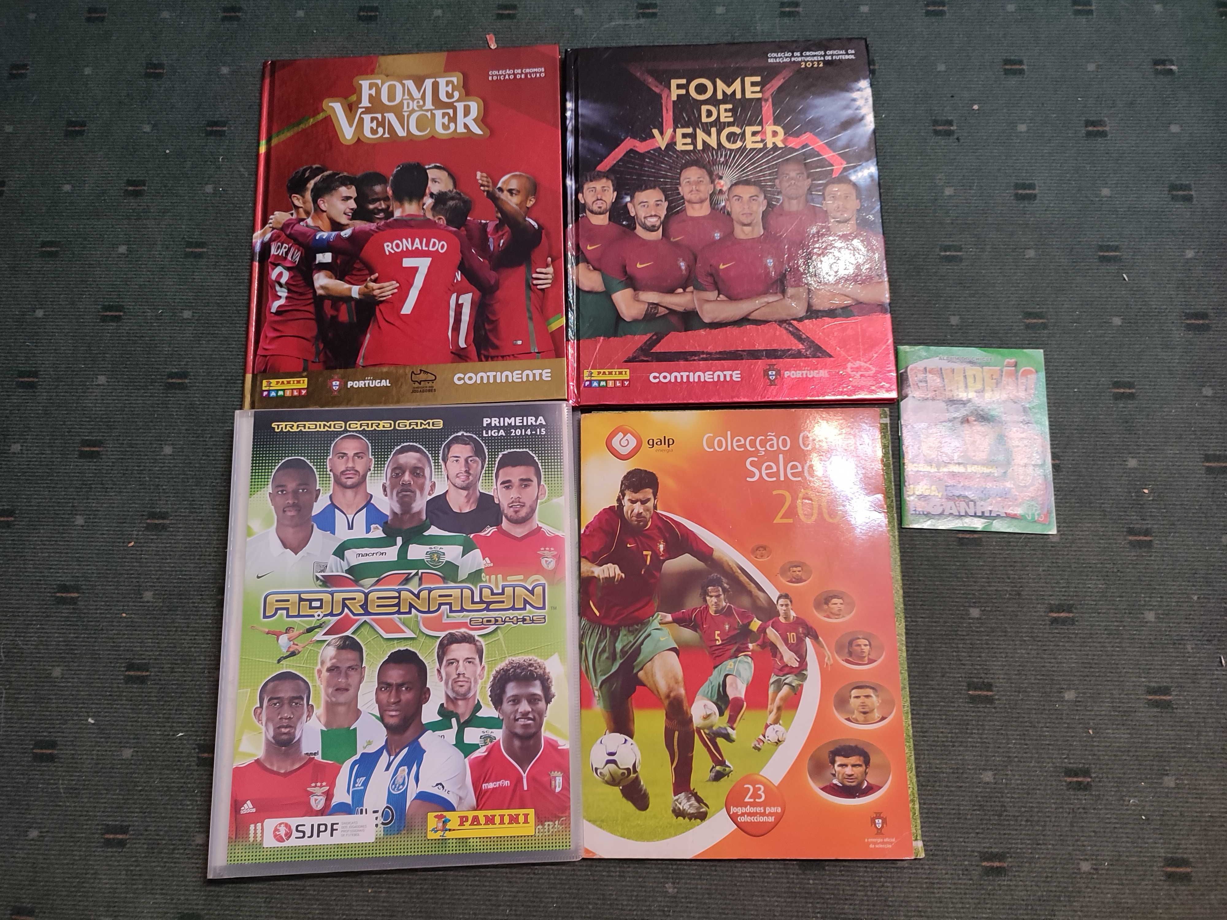 Lote Cadernetas de futebol diversas com cromos - Cada 5 €