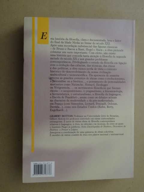 História da Filosofia de Gilbert Hottois