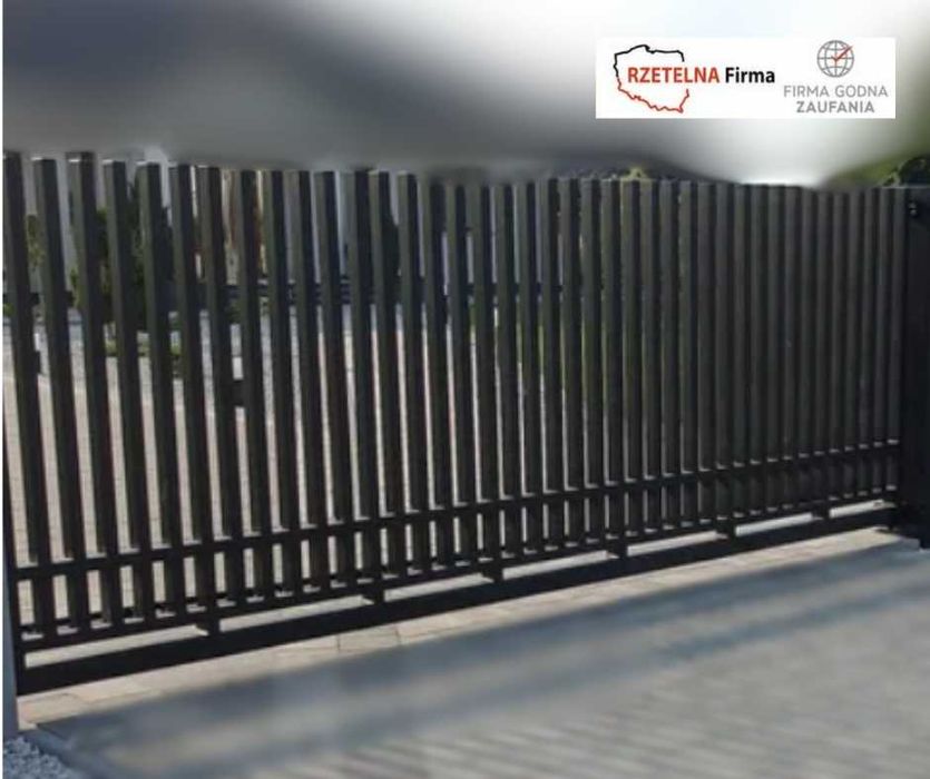 Brama wjazdowa grzebieniowa przesuwna/ dwuskrzydłowa ogrodzenie G-4