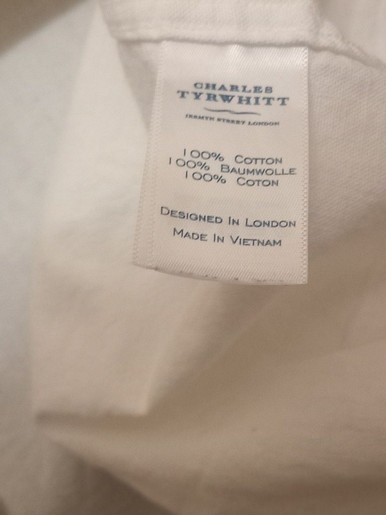 Рубашка полотняная ,TM Charles Tyrwhitt,Jermyn Street,England