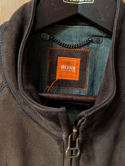 Пуховик нова Зеландія оригінал Курточка замш Hugo Boss