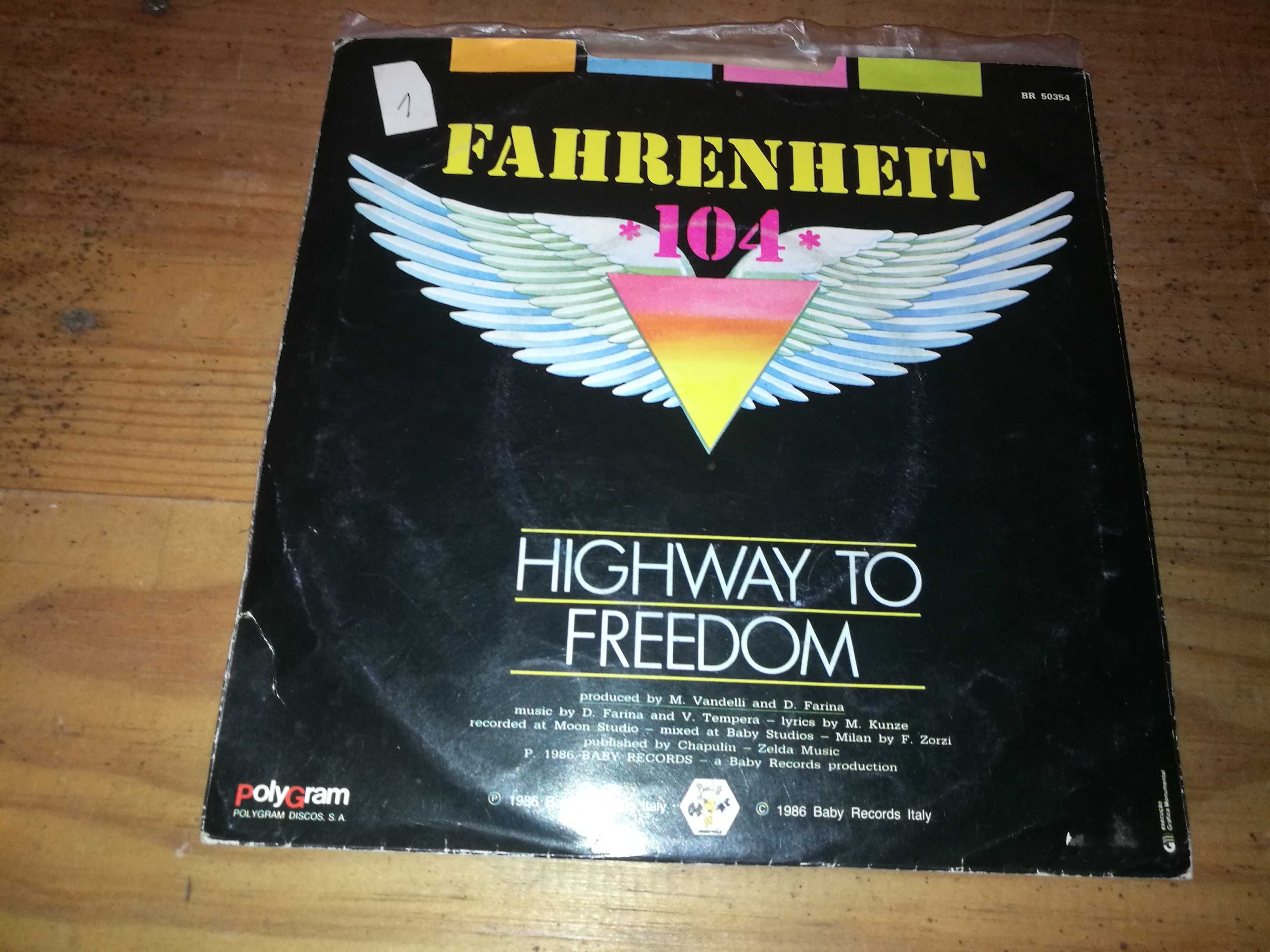 FAHRENHEIT 104 - Highway To Freedom SINGLE