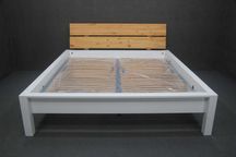Łóżko rama drewniana sosnowa lakierowane 180x200 cm BGM24.pl