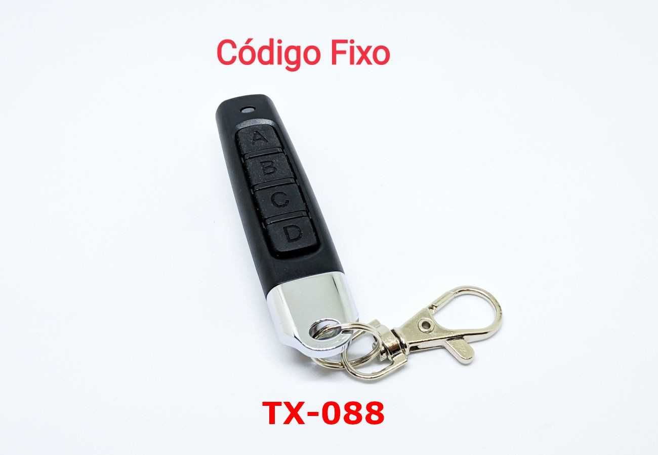 Comandos de portão de garagem - Código Fixo e Rolling Code - 433MHz