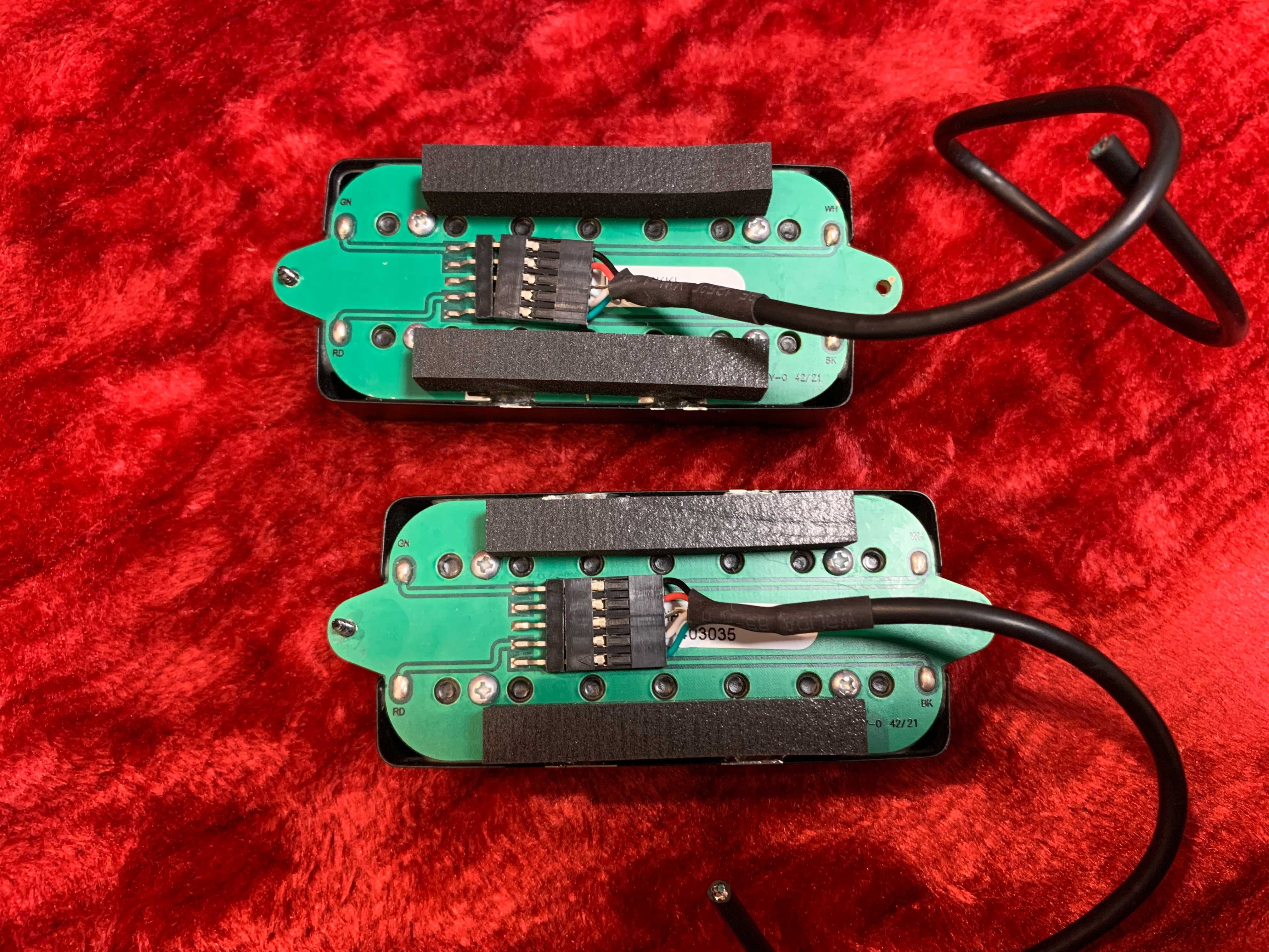 Set pickupów DiMarzio Fusion Edge 7 - Neck + Bridge  Humbucker