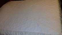 Edredon em branco com fronhas