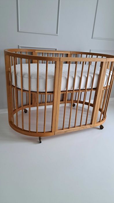 Łóżeczko dębowe ala Stokke