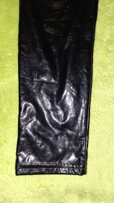 Spodnie lateksowe czarne M/L