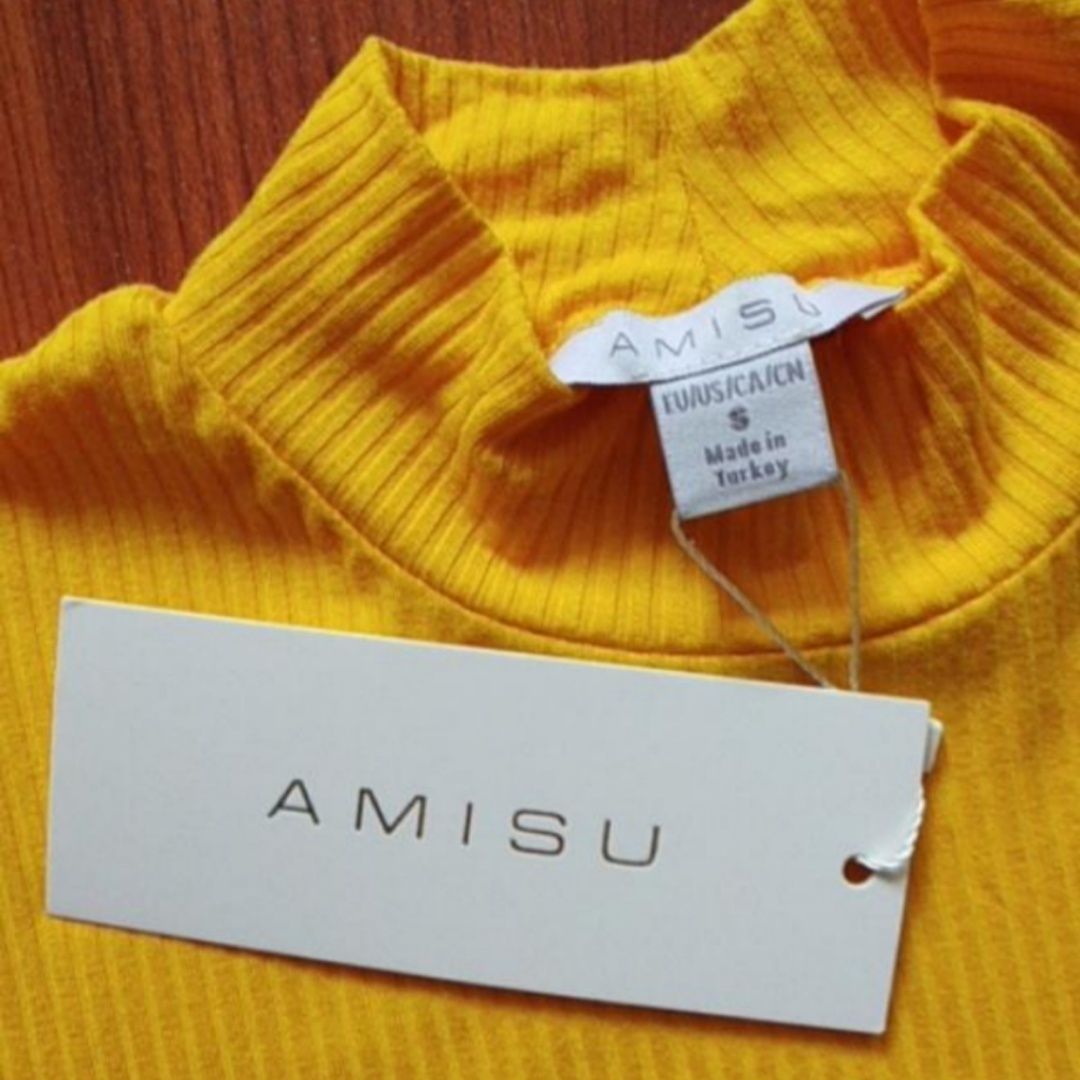 Футболка с горлом amisu pp s. Новая с биркой