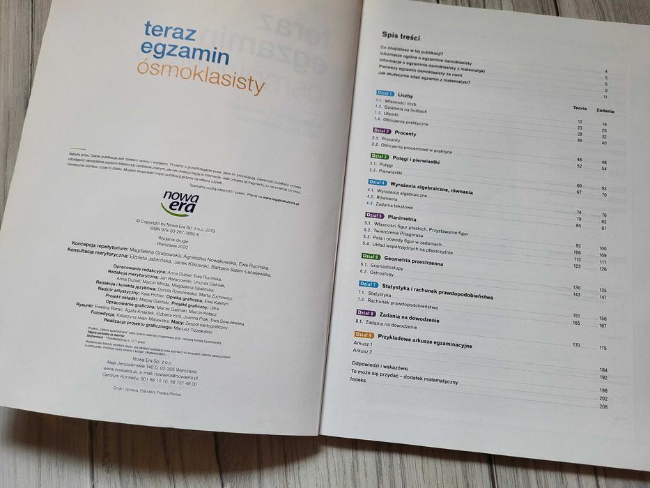 Teraz egzamin ósmoklasisty. Język polski i matematyka