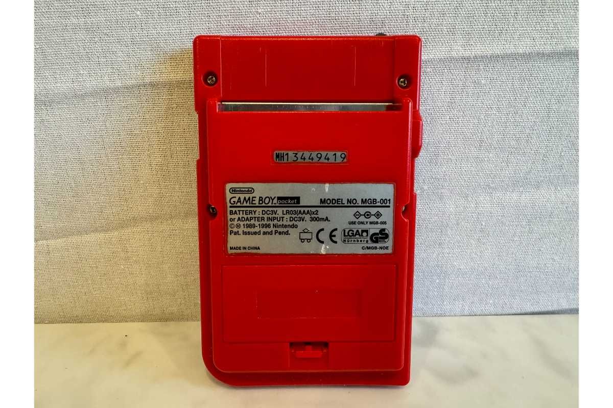 Gameboy Pocket Vermelho: Consola vintage & retrogaming