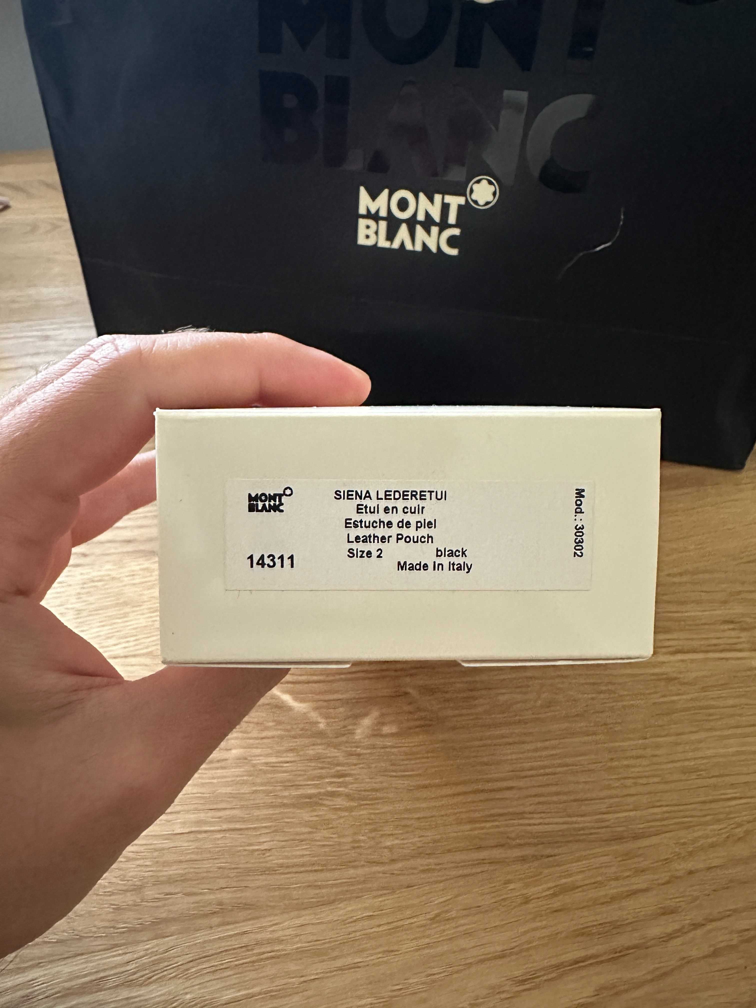 Nowe czarne etui na pióra Montblanc Siena Model 30302