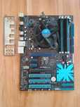 Płyta Asus P7P55 LX uszkodzona, Intel Core i5-750, GeForce 8600GE 512
