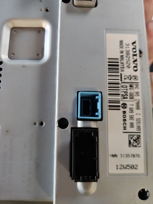 Ecrã monitor 7 polegadas multimédia Volvo v40